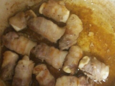 豆腐の豚バラ巻き
